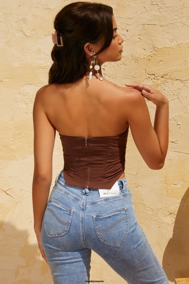 Oh Polly Colectie femei corset melosa frâu maro 6PJ0L648