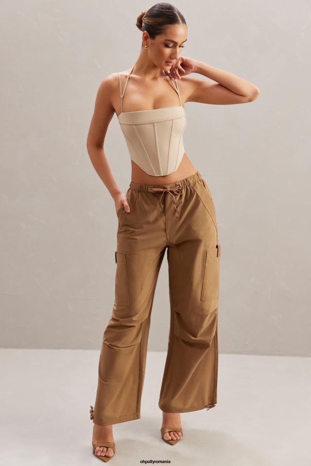 Oh Polly Colectie femei top corset cu gât pătrat centaine piatră 6PJ0L609