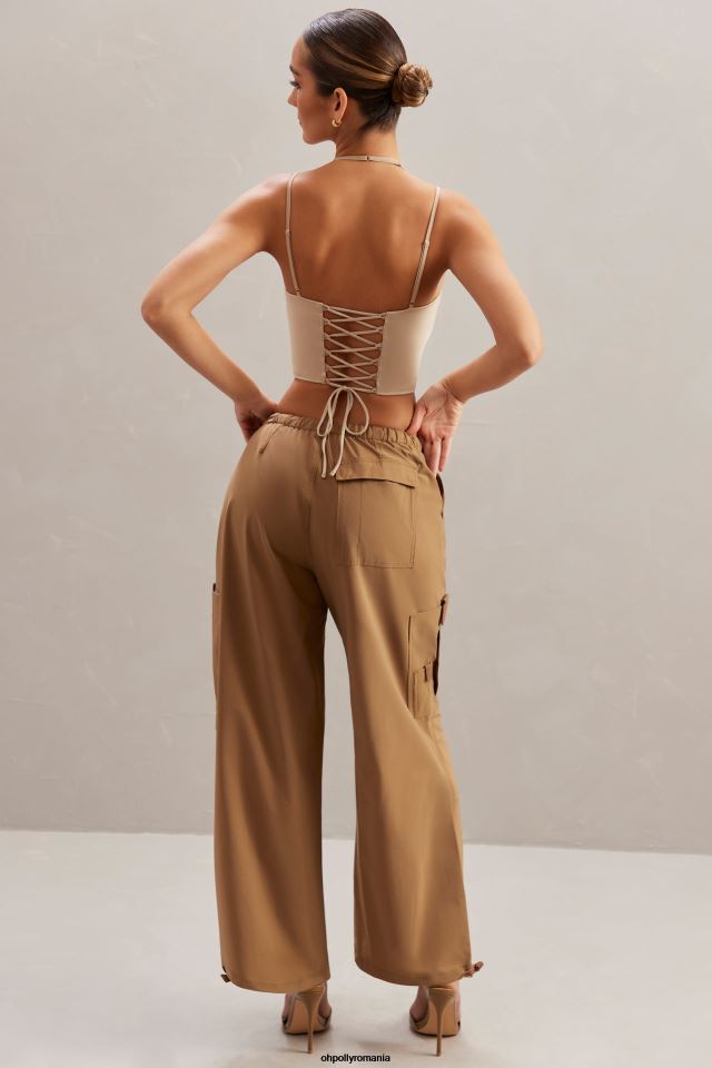 Oh Polly Colectie femei top corset cu gât pătrat centaine piatră 6PJ0L609