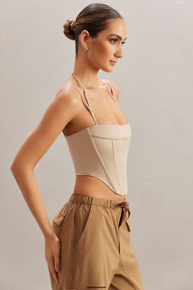 Oh Polly Colectie femei top corset cu gât pătrat centaine piatră 6PJ0L609