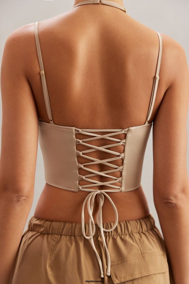 Oh Polly Colectie femei top corset cu gât pătrat centaine piatră 6PJ0L609