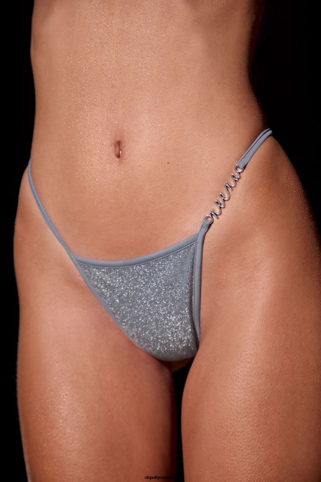Oh Polly costume de baie femei fund de bikini triunghi tayen albastru 6PJ0L875