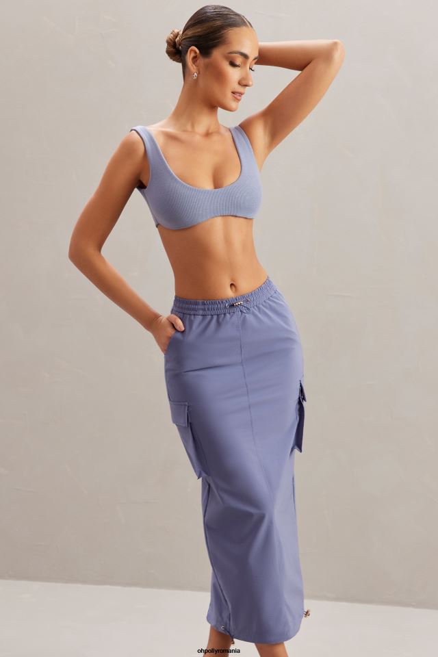 Oh Polly fusta femei fustă maxi cargo kirra marina 6PJ0L774