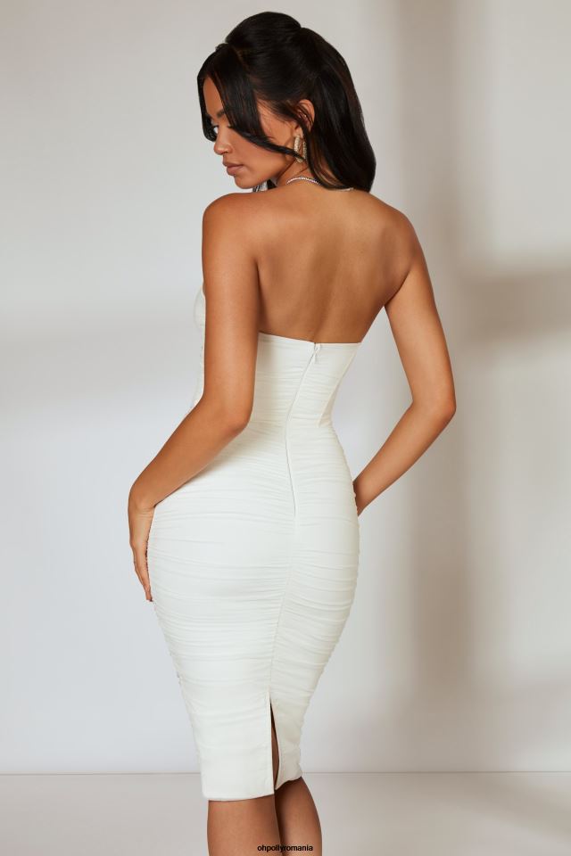 Oh Polly rochie femei rochie midi corset de primă clasă fildeş 6PJ0L302