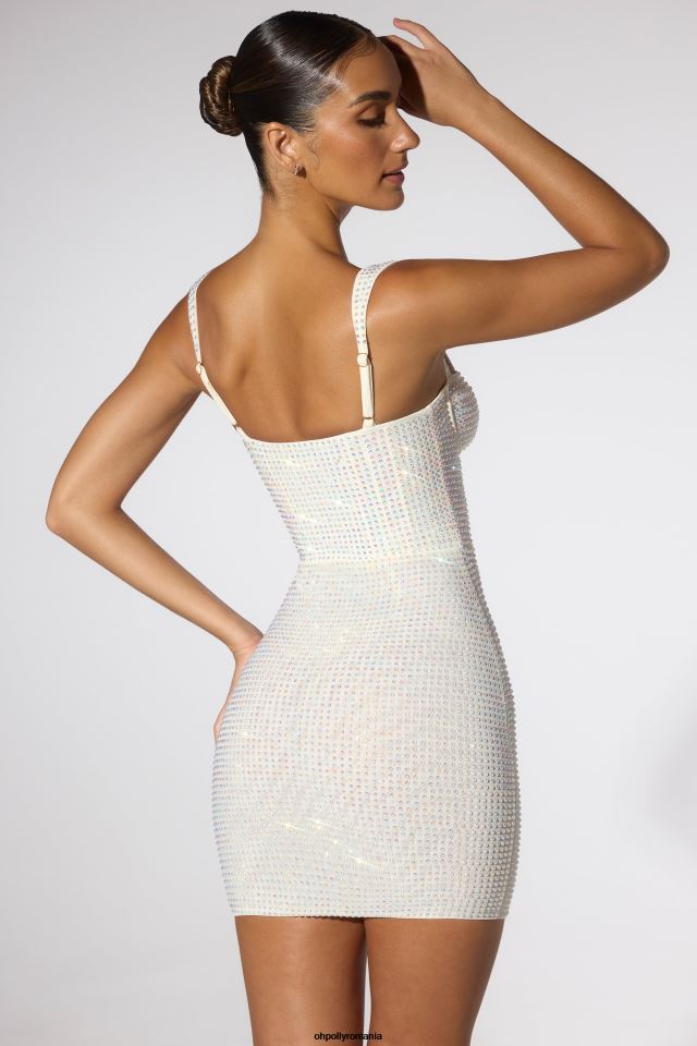 Oh Polly rochie femei rochie mini cu corset impodobit ines fildeş 6PJ0L26