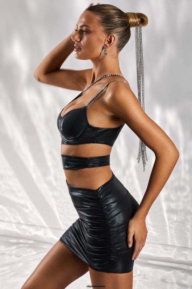 Oh Polly rochie femei rochie mini decupata secret desire negru 6PJ0L426