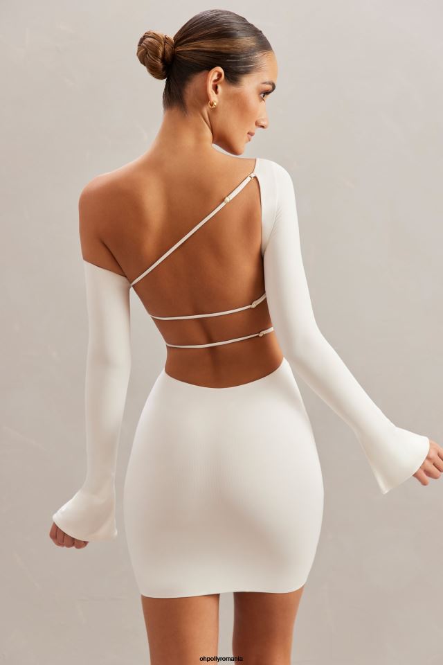 Oh Polly rochie femei rochie mini lilardia cu umeri fildeş 6PJ0L82