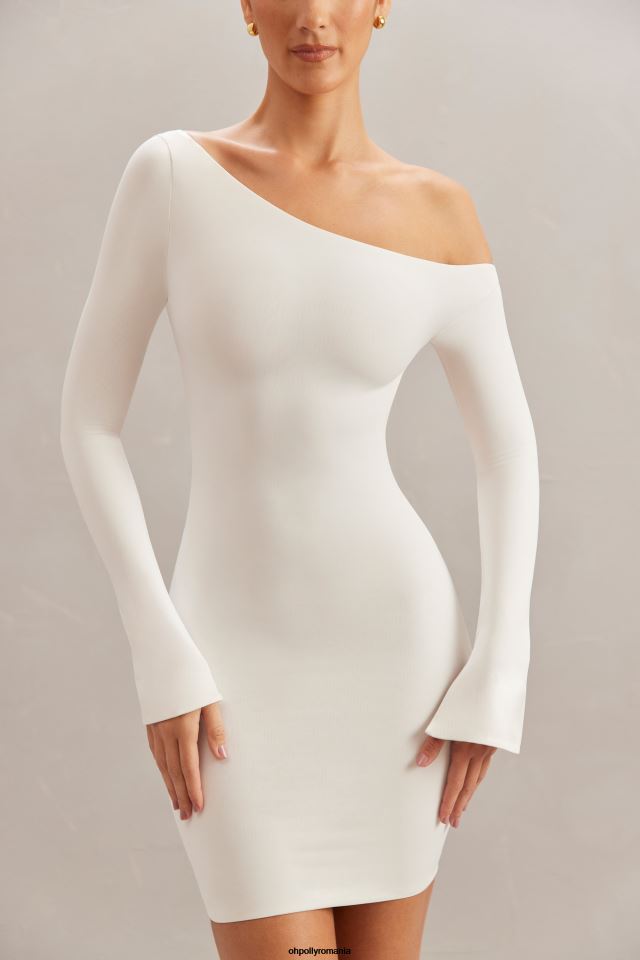Oh Polly rochie femei rochie mini lilardia cu umeri fildeş 6PJ0L82